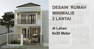 Rumah lantai 2 balkon minimalis. Desain Rumah 6x20 Meter 2 Lantai Minimalis Contoh Gambar Denah