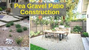 Despite having edging, stepping or walking on pea gravel can displace it to the other parts of the yard or even towards the interior of your house.you will need to clean up the displaced stones and level the patio often. Pea Gravel Patio For 100 In 4 Hours Time Lapse Youtube
