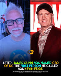 After being appointed as co-chair and co-CEO of DC Studios in October 2022,  James Gunn revealed that the first person he called was Marvel Studios  president Kevin Feige. In an interview with