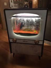 Used Vintage Tv Fish Tank For Sale In Hastings Letgo Vintage Tv Urunler Mobilya