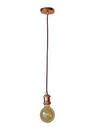 C $380.81 to c $1,311.93. Salhiya Lighting Veronica Suspension Indoor Metal Hanging Pendant Light E27 Bulb Type Retro Style 64 19 Red Copper Dubaistore Com Dubai