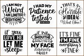 Download 30 Funny Sarcastic Quotes Bundle Graphic By Craftlabsvg Creative Fabrica
