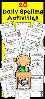 Spelling Activities For Any List 20 Activities Spelling Activities Grade Spelling Homeschool Programs