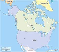Apply to travel, study, work or immigrate to canada, apply for citizenship, a permanent resident card or refugee protection, check the status of your application or find a form. Kanada Und Usa Kostenlose Karten Kostenlose Stumme Karte Kostenlose Unausgefullt Landkarte Kostenlose Hochauflosende Umrisskarte Kusten Grenzen Namen Farbe