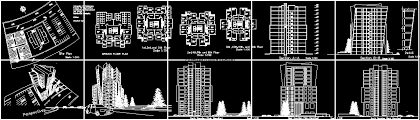 Skyscrapers are typically building with more than. High Rise Residential Building In Autocad Cad 8 33 Mb Bibliocad