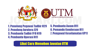 Majlis daerah tanjong malim ialah majlis daerah yang bertanggungjawab mengurus daerah muallim di. Jawatan Kosong Terkini Di Universiti Teknologi Malaysia Utm Pelbagai Jawatan Jobcari Com Jawatan Kosong Terkini