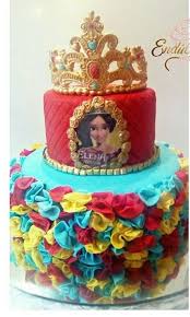 Pin By Belgin On Elena De Avalor Elena Birthday Party Disney Theme Party Pony Cake