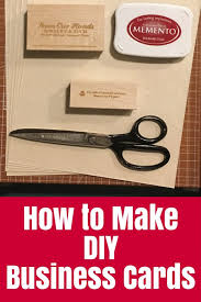 At shutterfly, we make it possible to create diy business cards using our uploading tools to add your design. How To Make Diy Business Cards The Crafty Mummy