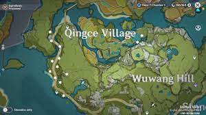 Silk flower is a specialty material in genshin impact 1.6. Location Of Bamboo Shoot Marked With Star Genshin Impact