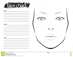 Printable Blank Makeup Face Charts Www Bedowntowndaytona Com