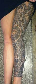 Linework Leg Sleeve Tattoo Tatuagens Tatuagens Na Costela