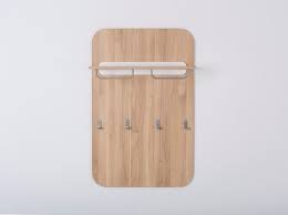 A coat rack often refers to a set of hooks that are attached to a wall and is mainly used to hang coats and jackets. Ena Wall Mounted Coat Rack Ena Collection By Gazzda Design Salih Teskeredzic