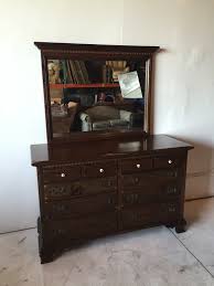 Route 66 Furniture Dark Pine 10 Drawer Ethan Allen Dresser