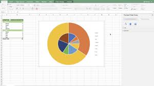 how to create a concentric pie chart in excel