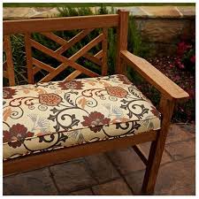 Durable outdoor fabric that resists fading and helps repel water. Clara Grey Rust Outdoor 60 Inch Sunbrella Fabric Bench Cushion Walmart Com Walmart Com
