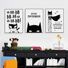 See more ideas about superhero quotes, superhero, superhero classroom. Superhero Batman Hippie Quotes Black White Poster Nordic Boy Kids Room Wall Art Home Deco Canvas Painting Print Picture No Frame Painting Calligraphy Aliexpress