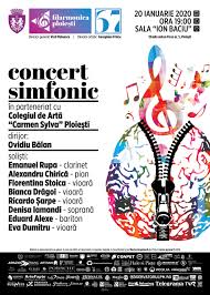 Liceul de artă „carmen sylva din ploiești. Concert Simfonic In Parteneriat Cu Colegiul De ArtÄ Carmen Sylva PloieÈti 20 Ianuarie 2020 Filarmonica Paul Constantinescu PloieÈti