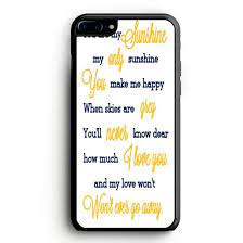 Design your everyday with quote iphone cases you'll love. You Are My Sunshine Quotes Iphone 6 Plus Case Yukitacase Com Yukita Case