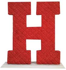 Decoration Letter H Red