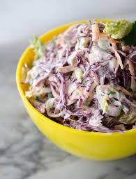 Coleslaw Salada De Repolho E Maionese A Casa Encantada