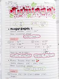 Metode pelatihan adalah penyampaian materi secara klasikal dilanjutkan dengan diskusi, kemudian. Catatan Tentang Turunan Matematika Kelas Clear Di 2021 Struktur Teks Pelajaran Matematika Buku Pelajaran