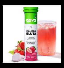 Price History of Bioactive Gluta Fizzy 15 Tablets For Skin Glow & Reduce  Cellular Damage- Strawberry swirl from Ajio 2191_4389823