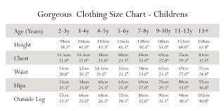 63 most popular kids clothing conversion chart