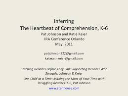 Inferring The Heartbeat Of Comprehension K 6 Inference Comprehension In A Heartbeat