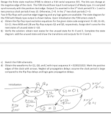 To detect a flag in a bit stream a sequence detector is used. Solved Design The Finite State Machine Fsm To Detect A Chegg Com