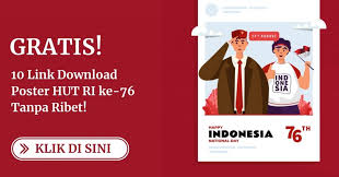 Hut ri ke 76 logo. 10 Link Download Poster Hut Ri Ke 76 Format Png Cdr Svg Ai Psd