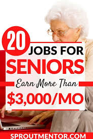 30 Part Time Jobs For Seniors Above 60 Sproutmentor Best Part Time Jobs Money Making Jobs Medical Jobs