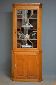 Great savings & free delivery / collection on many items. Antique Victorian Oak Corner Cupboard For Sale At Pamono