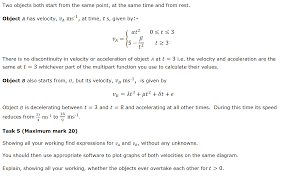 Objects that start with e. Two Objects Both Start From The Same Point At The Chegg Com