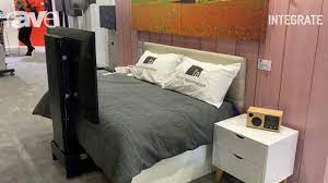 integrate 2019 future automation demos under bed tv lift with swivel on the canohm australia stand youtube