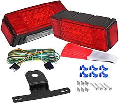 I finally got the towing module and harness and 7/4 sockets installed and coded. Amazon Com Partsam 12v Led Low Profile Rectangular Trailer Light Kit Sealed Rectangle Waterproof Boat Trailer Stop Turn Tail License Plate Brake Running Lights W 25ft 4pin Wiring Harness Bracket Automotive