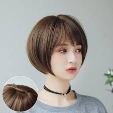 Collection by sakura ayase • last updated 5 weeks ago. Wig Female Short Hair Korean Net Red Temperament Bobo Head Handsome Fashion F Shopee Singapore