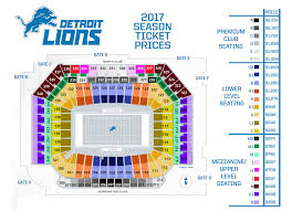 Lions 2017 Season Ticket Pricing Detroitlions