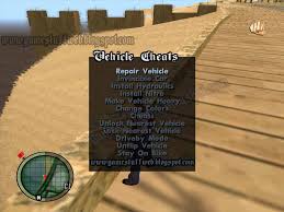 This is the best way for using all cheats in gta san . Gta San Andreas Cheat Menu Mod Free Download