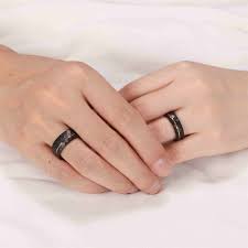 Black Couple Rings Couple Rings Promise Rings For Couples Rings