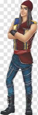 Gaston Harry Hook Captain Evie Carlos Descendants Transparent Png