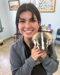 Meet Jordan, one of the students in our first-ever Veterinary Technician  cohort. The program allows students from all over the state to take the  classroom portion of their studies online while traveling