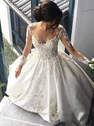 Kurzes hochzeitskleid hochzeit schöne brautkleider kleider hochzeit brautkleid prinzessin hochzeitsfarben prinzessinnenkleid hochzeitskleider vintage hochzeit kleidung. Affordable Duchesse Linie U Ausschnitt Lange Armel Kathedrale Schleppe Satin Hochzeitskleid Queenabelle Online Kaufen