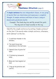 The other worksheet has definitions and examples for a reference. Grade Grammar Topic Sentence Structure Worksheets On Sentences For Counting Exercises Worksheets On Sentences For Grade 3 Worksheets Grid Graph Maker Basic Math Practice Test Printable Fact Generator 8th Grade Math Transformations