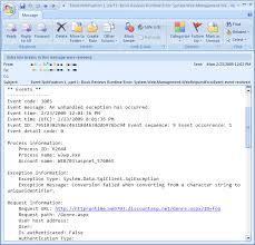 It has to be sent to email id of that particular person. Logging Error Details With Asp Net Health Monitoring C Microsoft Docs