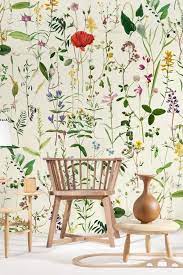 Aquafleur By Mind The Gap Multi Coloured Mural Wallpaper Direct Floral Wallpaper Botanical Wallpaper Wallpapers Summer