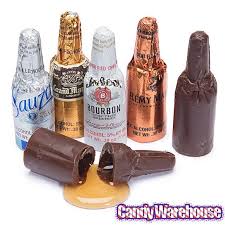 Liquor Filled Chocolate Bottles 10 Piece Crate Alcohol Chocolate Liquor Chocolate Filling