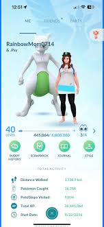 Pokemon Go Leveling Up and Task Completion Challenges