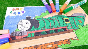 Thomas the train easter coloring pages are a fun way for kids of all ages to develop creativity, focus, motor skills and color recognition. How To Coloring Henry Green Engine Thomas And Friends Coloring Page With Thomas And Friends Youtube