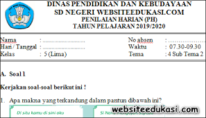 Matematika kelas 5 halaman 14. Soal Ph Uh Kelas 5 Tema 4 Subtema 2 K13 Websiteedukasi Com