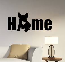 Us 6 18 25 Off Dog Silhouette Wall Decal Removable Vinyl French Bulldog Wall Sticker Animal Home Decoration Pet Salon Wall Mural Poster Ay480 In